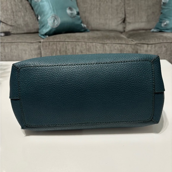 EUC - Kate Spade Teal Blue Bag with detachable Crossbody Strap - Picture 8 of 15